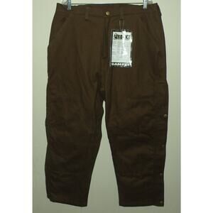 Rocky Waterproof Men’s Large 38 x 30 Insulated Lined Double Knee Pants Brown NWT